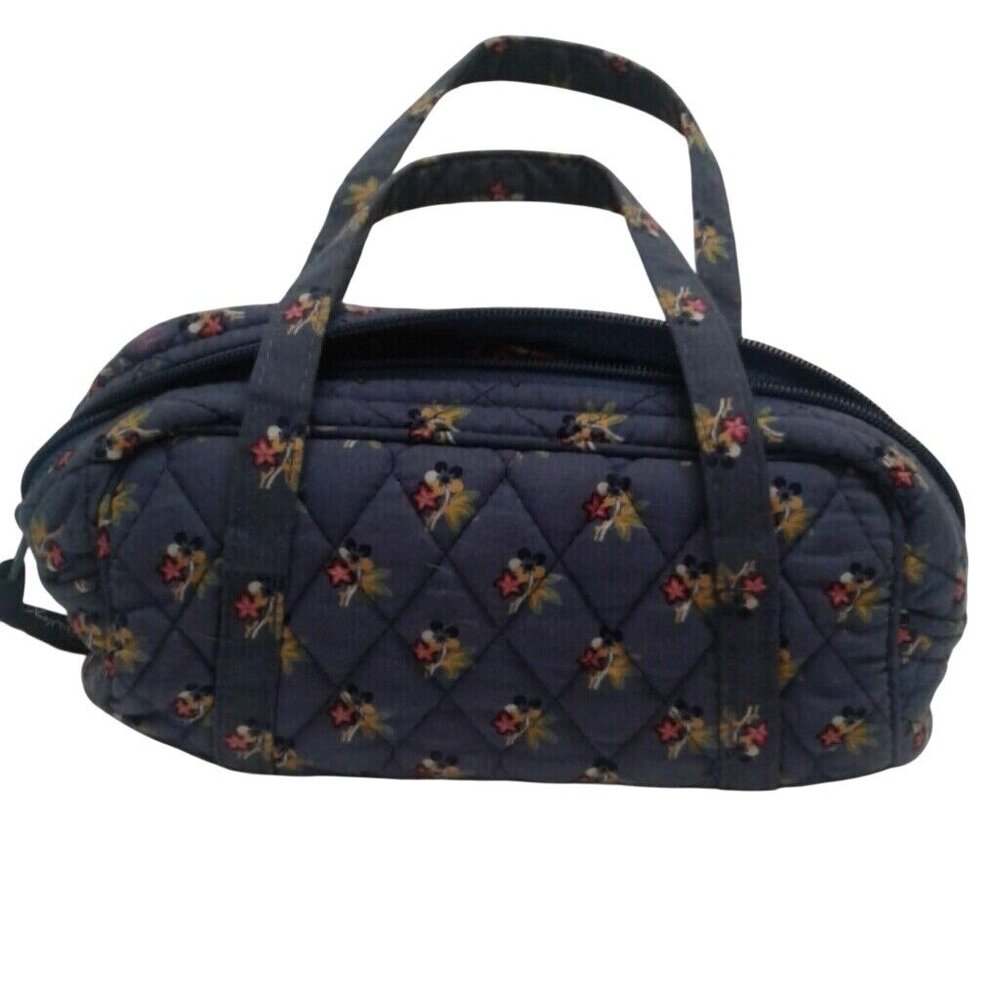 Vera Bradley Satchel Handbag Emily Quilted Floral Dual Handles Zip Closure 2004 - Picture 2 of 7